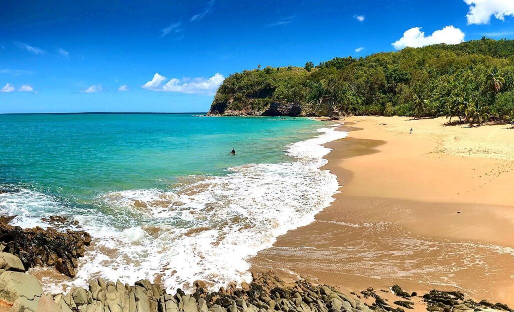 plage tillet deshaies guadeloupe